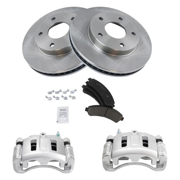 TRQ® - Front Disc Brake Kit with Ceramic Pads and Calipers