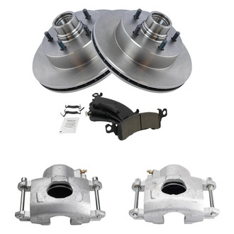 TRQ® - Front Disc Brake Kit with Ceramic Pads and Calipers