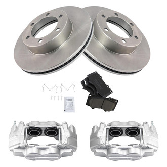 TRQ® - Disc Brake Kit with Ceramic Pads and Calipers