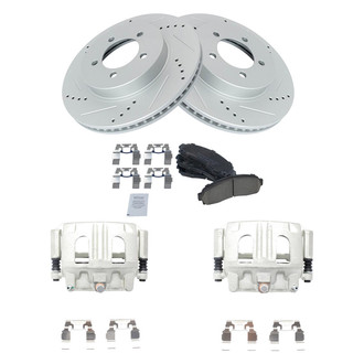 TRQ® - Performance Ceramic Front Brake Kit with Calipers