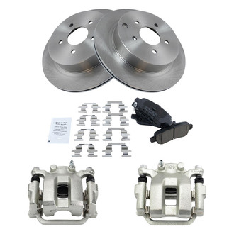 TRQ® - Disc Brake Kit with Ceramic Pads and Calipers