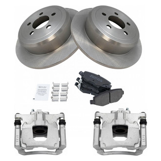 TRQ® - Disc Brake Kit with Semi-Metallic Pads and Calipers