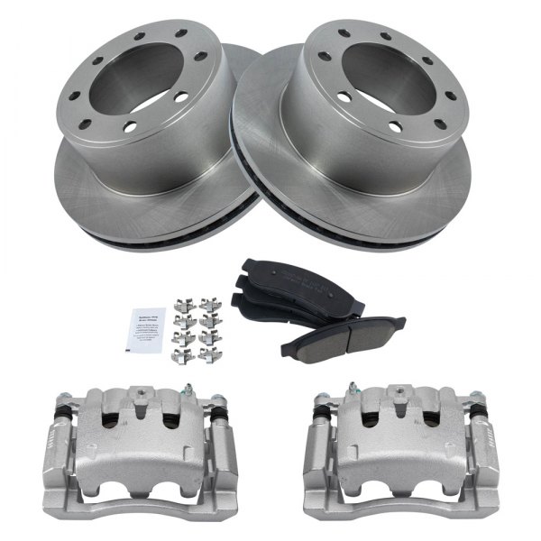 TRQ® - Rear Disc Brake Kit with Ceramic Pads and Calipers