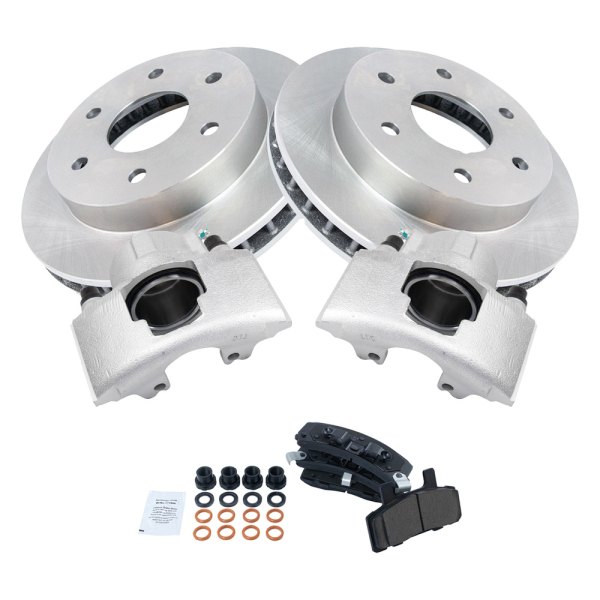 TRQ® - Front Disc Brake Kit with Ceramic Pads and Calipers