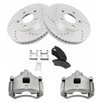 TRQ® - Performance Ceramic Brake Kit with Calipers