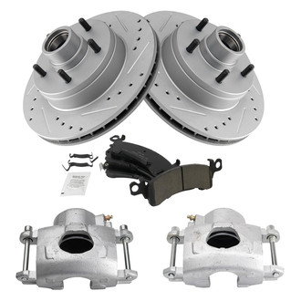 TRQ® - Performance Ceramic Brake Kit with Calipers
