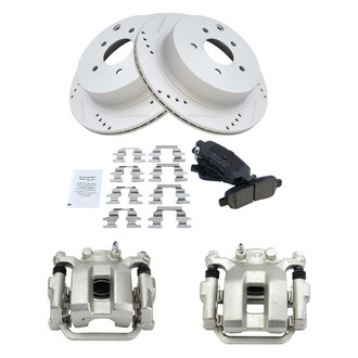 TRQ® - Performance Ceramic Brake Kit with Calipers