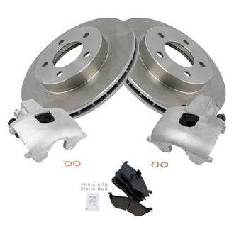 TRQ® - Disc Brake Kit with Ceramic Pads and Calipers