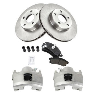 TRQ® - Front Disc Brake Kit with Ceramic Pads and Calipers