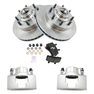 TRQ® - Front Disc Brake Kit with Ceramic Pads and Calipers