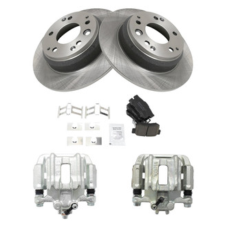 TRQ® - Rear Disc Brake Kit with Ceramic Pads and Calipers
