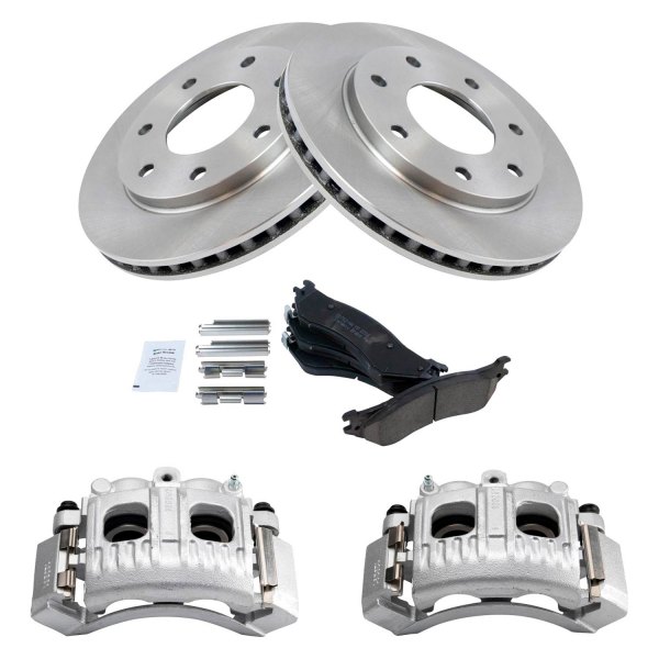 TRQ® - Performance Ceramic Front Brake Kit with Calipers