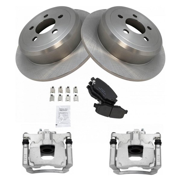 TRQ® - Rear Disc Brake Kit with Ceramic Pads and Calipers