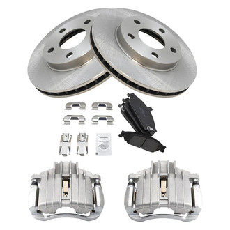 TRQ® - Disc Brake Kit with Ceramic Pads and Calipers