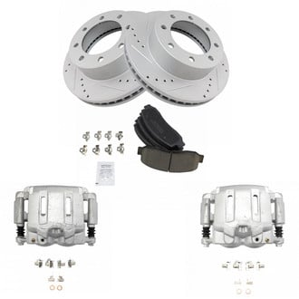 TRQ® - Performance Ceramic Front Brake Kit with Calipers