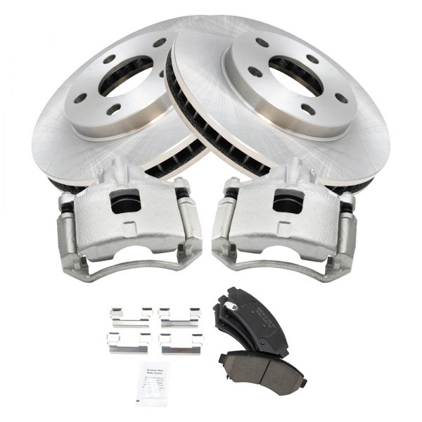 TRQ® - Front Disc Brake Kit with Ceramic Pads and Calipers