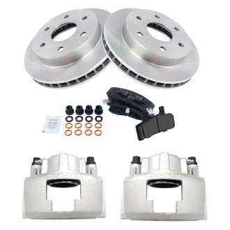 TRQ® - Front Disc Brake Kit with Ceramic Pads and Calipers