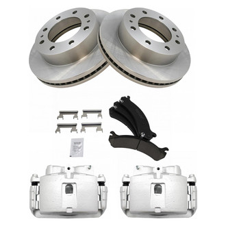 TRQ® - Front Disc Brake Kit with Ceramic Pads and Calipers