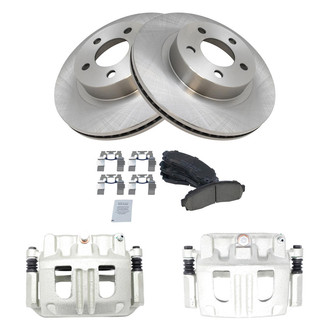 TRQ® - Front Disc Brake Kit with Ceramic Pads and Calipers