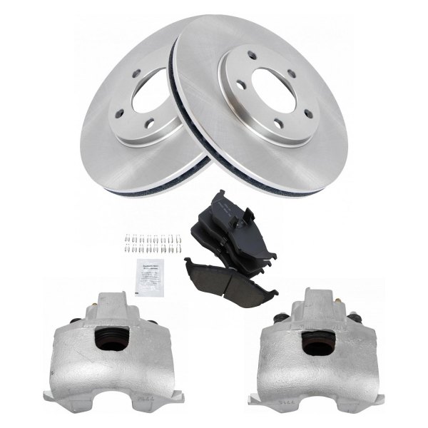 TRQ® - Front Disc Brake Kit with Ceramic Pads and Calipers