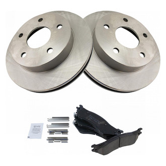 TRQ® - Front Disc Brake Kit with Ceramic Pads
