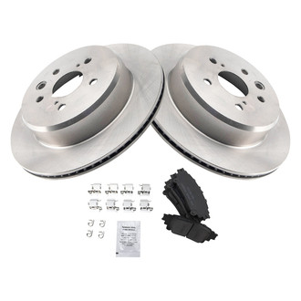 TRQ® - Rear Disc Brake Kit with Ceramic Pads