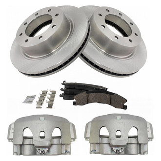 TRQ® - Front Disc Brake Kit with Ceramic Pads and Calipers