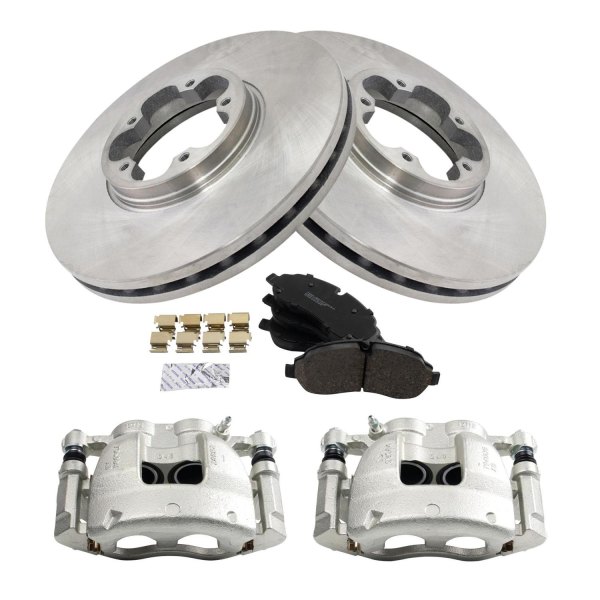 TRQ® - Front Disc Brake Kit with Ceramic Pads and Calipers