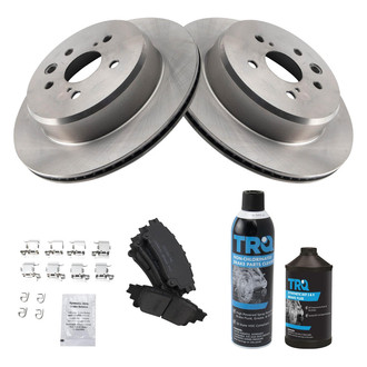 TRQ® - Rear Disc Brake Kit with Ceramic Pads