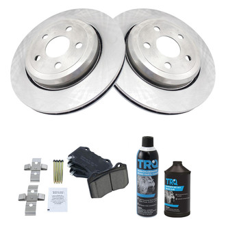 TRQ® - Rear Disc Brake Kit with Ceramic Pads