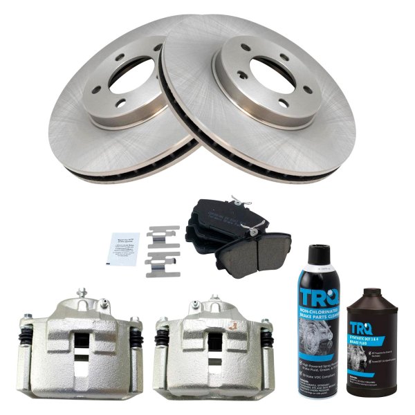 TRQ® - Performance Ceramic Front Brake Kit with Calipers