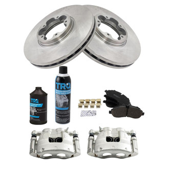 TRQ® - Front Disc Brake Kit with Ceramic Pads and Calipers