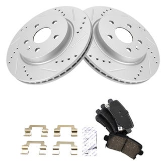 TRQ® - Performance Ceramic Rear Brake Kit