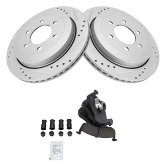 TRQ® - Performance Ceramic Rear Brake Kit