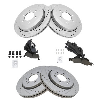 TRQ® - Performance Ceramic Front and Rear Brake Kit