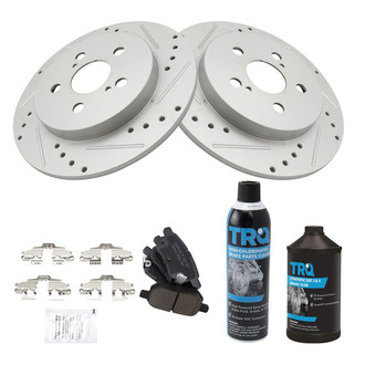 TRQ® - Performance Ceramic Rear Brake Kit