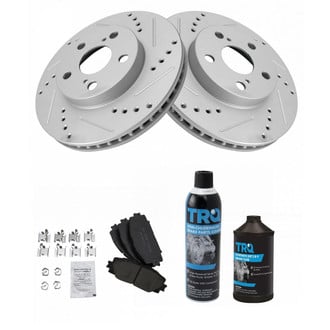 TRQ® - Performance Ceramic Front Brake Kit