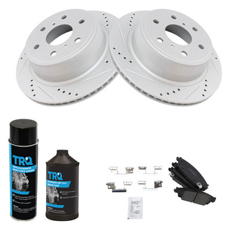 TRQ® - Performance Ceramic Rear Brake Kit