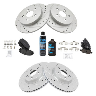 TRQ® - Performance Ceramic Front and Rear Brake Kit