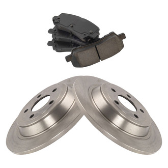 TRQ® - Rear Disc Brake Kit with Ceramic Pads
