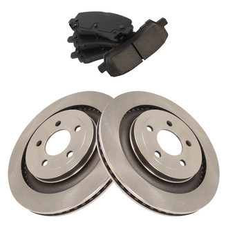 TRQ® - Rear Disc Brake Kit with Ceramic Pads