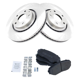 TRQ® - Disc Brake Kit with Semi-Metallic Pads
