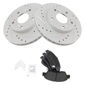 TRQ® - Performance Semi-Metallic Brake Kit