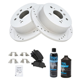 TRQ® - Performance Semi-Metallic Rear Brake Kit