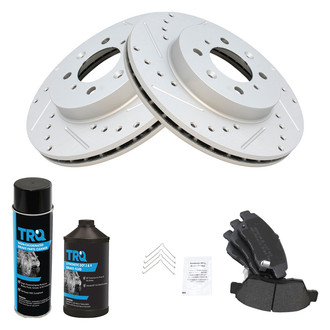 TRQ® - Performance Semi-Metallic Front Brake Kit