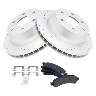 TRQ® - Performance Semi-Metallic Rear Brake Kit