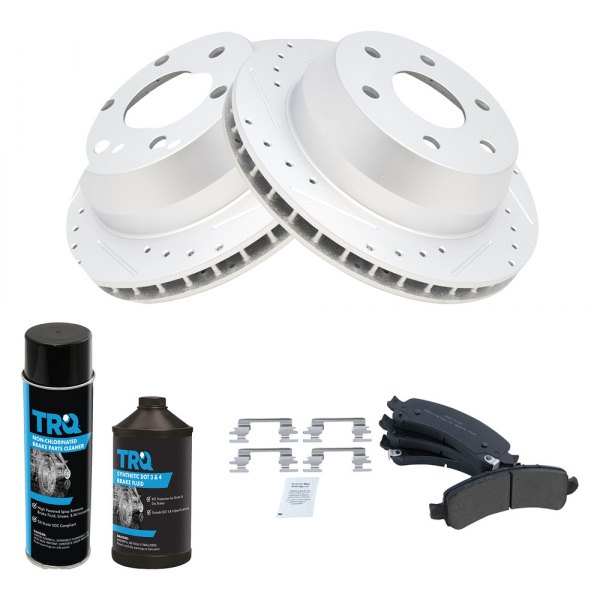 TRQ® - Performance Semi-Metallic Rear Brake Kit