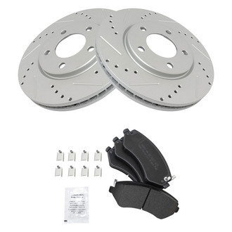 TRQ® - Performance Semi-Metallic Brake Kit