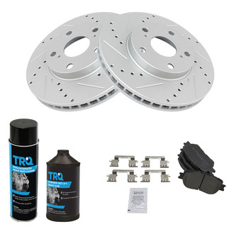 TRQ® - Performance Semi-Metallic Front Brake Kit