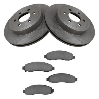 TRQ® - Front Disc Brake Kit with Ceramic Pads